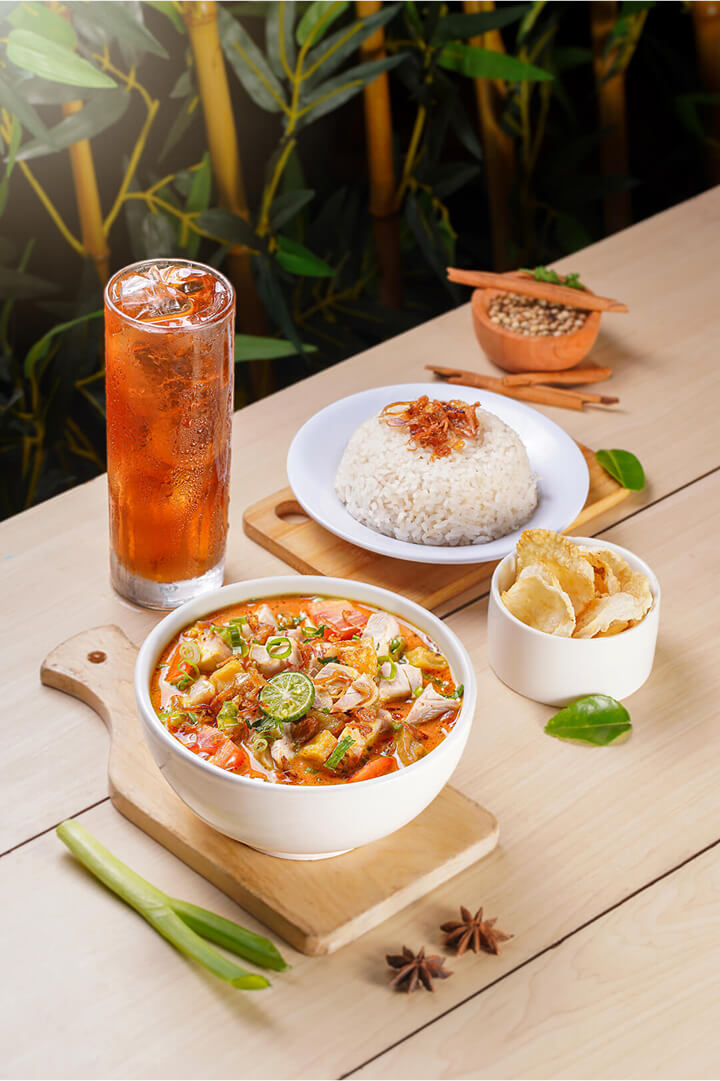 Combo-Spesial Ayam(Soto)-nasi-tangkar-sop-abah-ading
