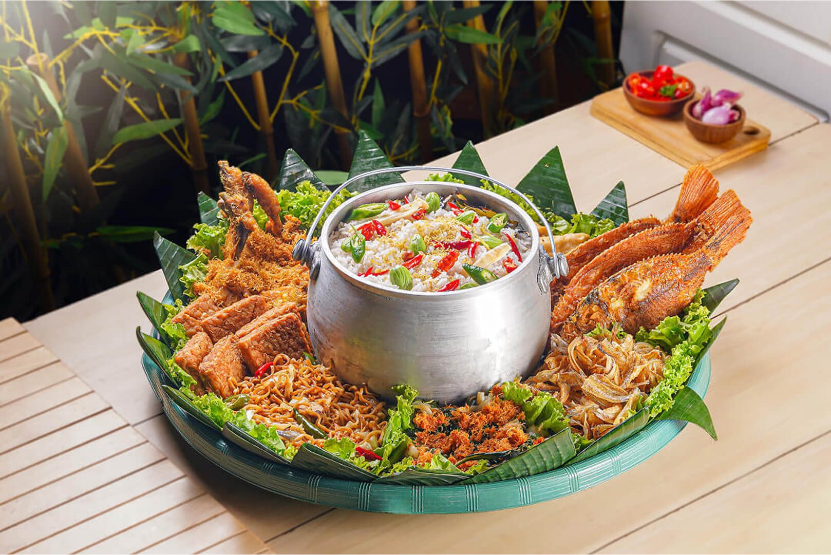 Paket bancakan-nasi-tangkar-sop-abah-ading