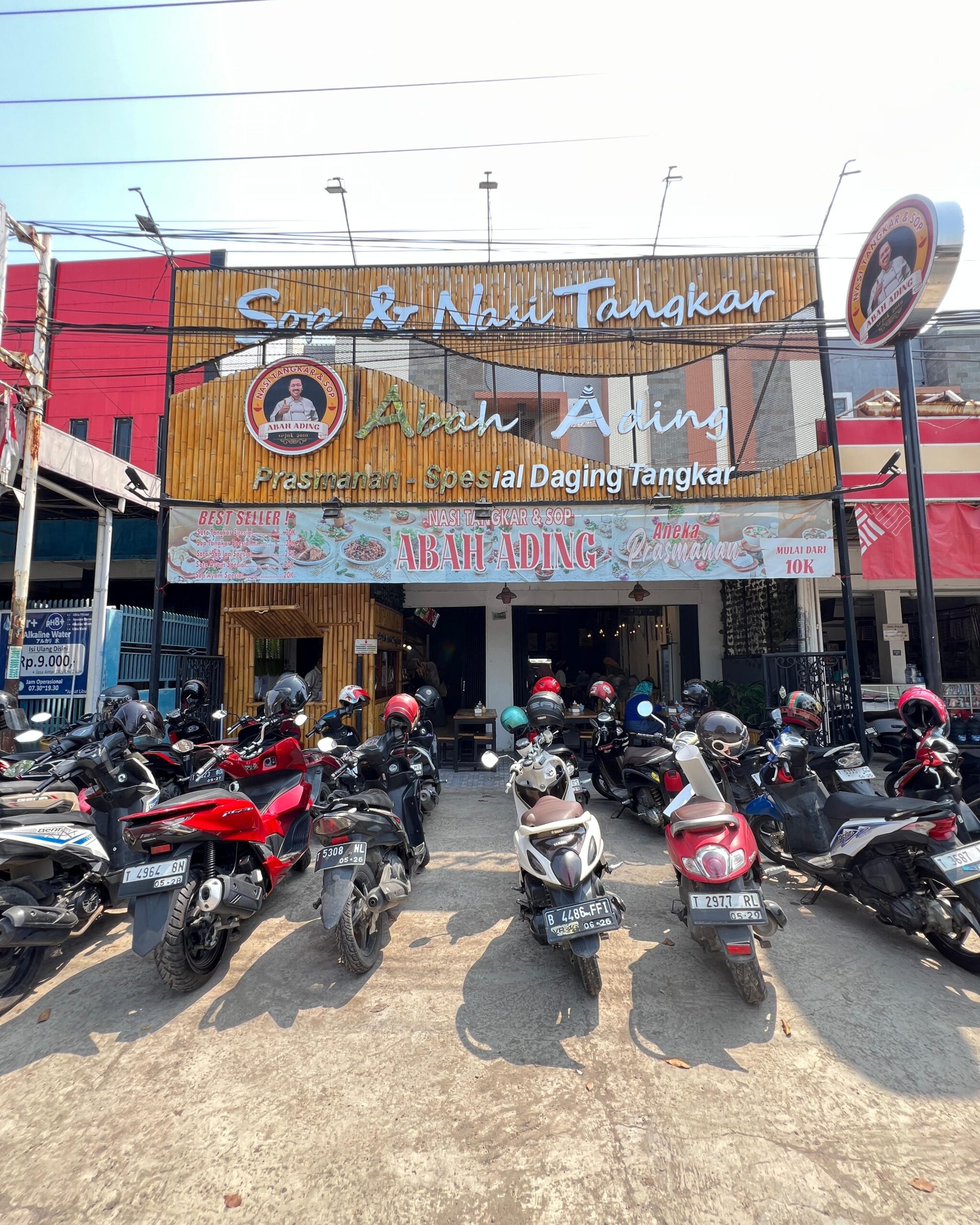 cabang johar restoran nasi tangkar sop abah ading